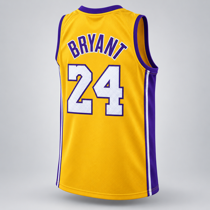 Kobe Bryant #24 Los Angeles Lakers 2009-10 Finals Swingman Basketball Jersey – All Stitched